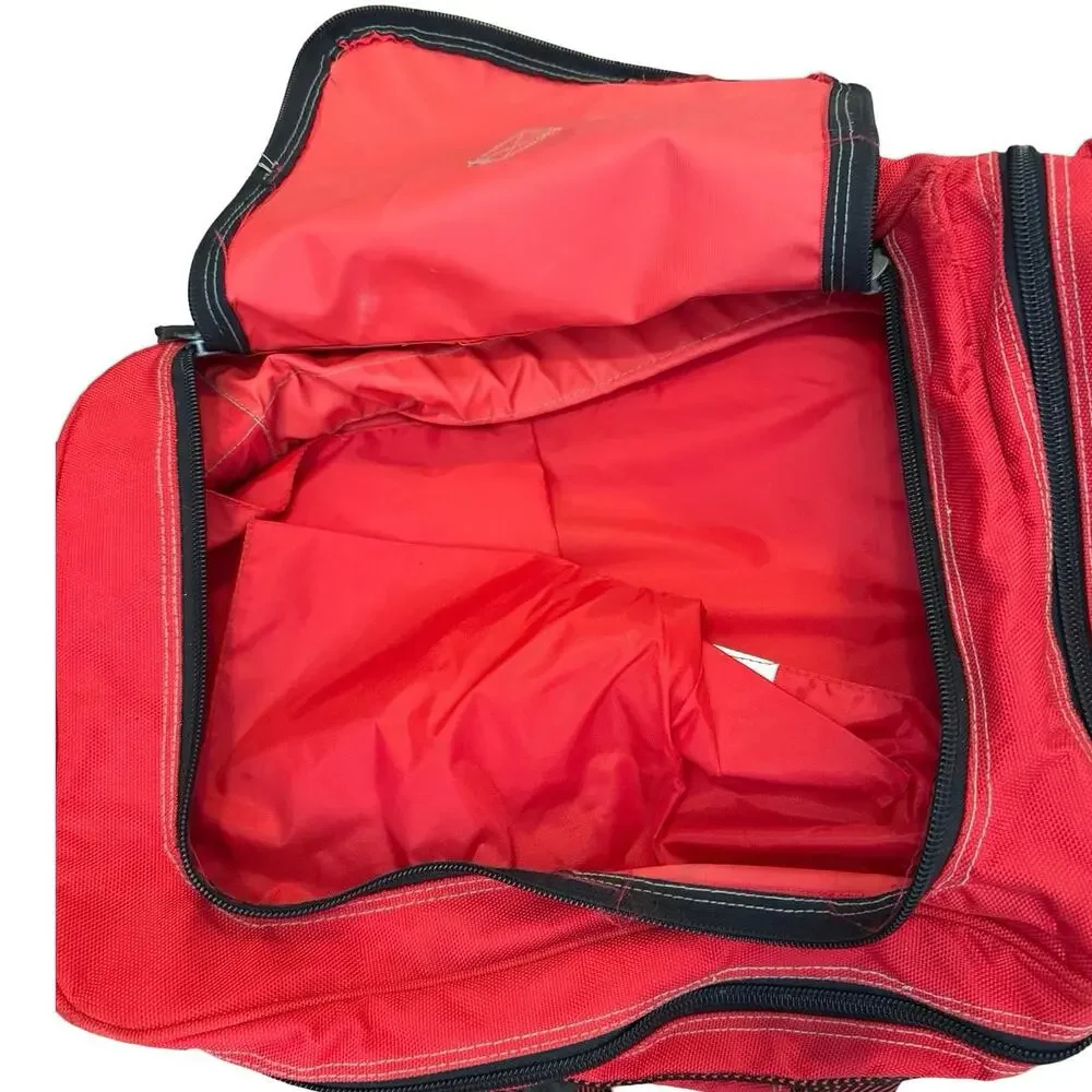 Vtg 90s MARLBORO Red Unlimited Convertible Backpack/Duffle Bag Camping canvas